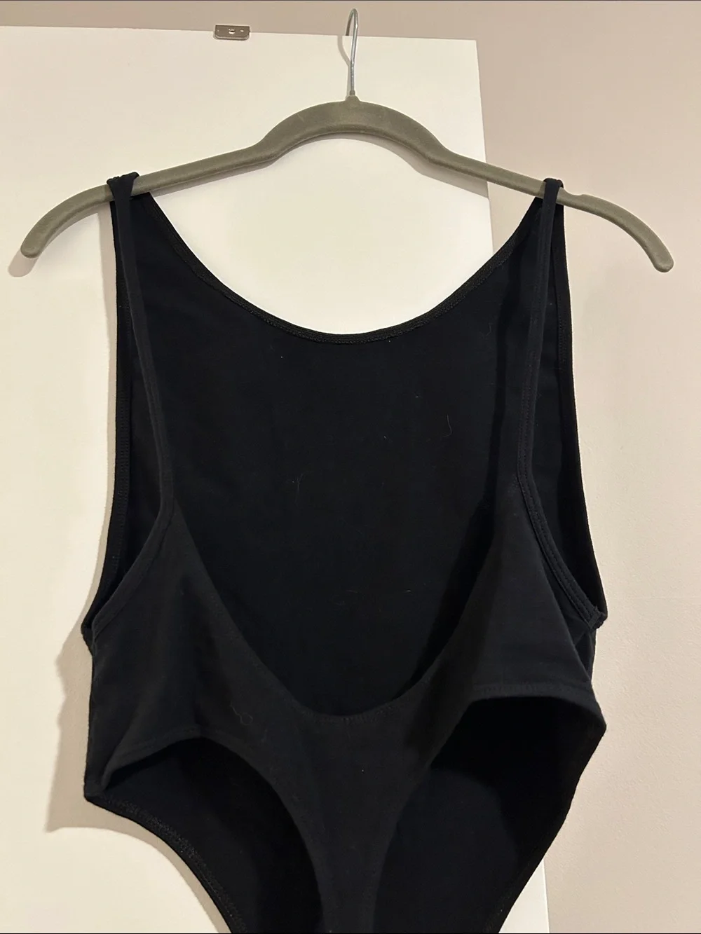 American Apparel Black Open Back Bodysuit - Picture 5 of 5